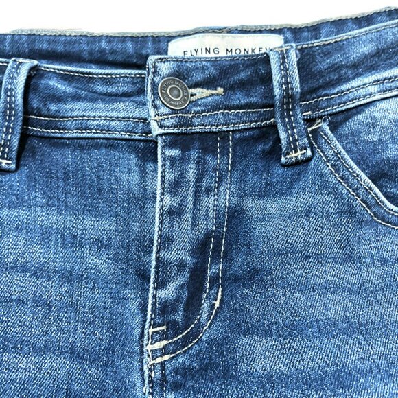 FLYING MONKEY Awesomely Low Rise Back Yoke Boot Cut Jeans. Size 27 - Picture 6 of 10